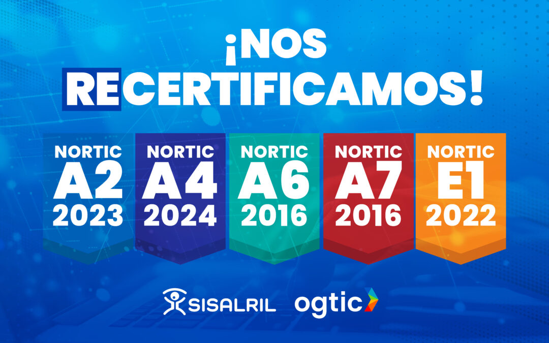 SISALRIL obtiene renovación de cinco certificaciones por cumplimiento de las NORTIC