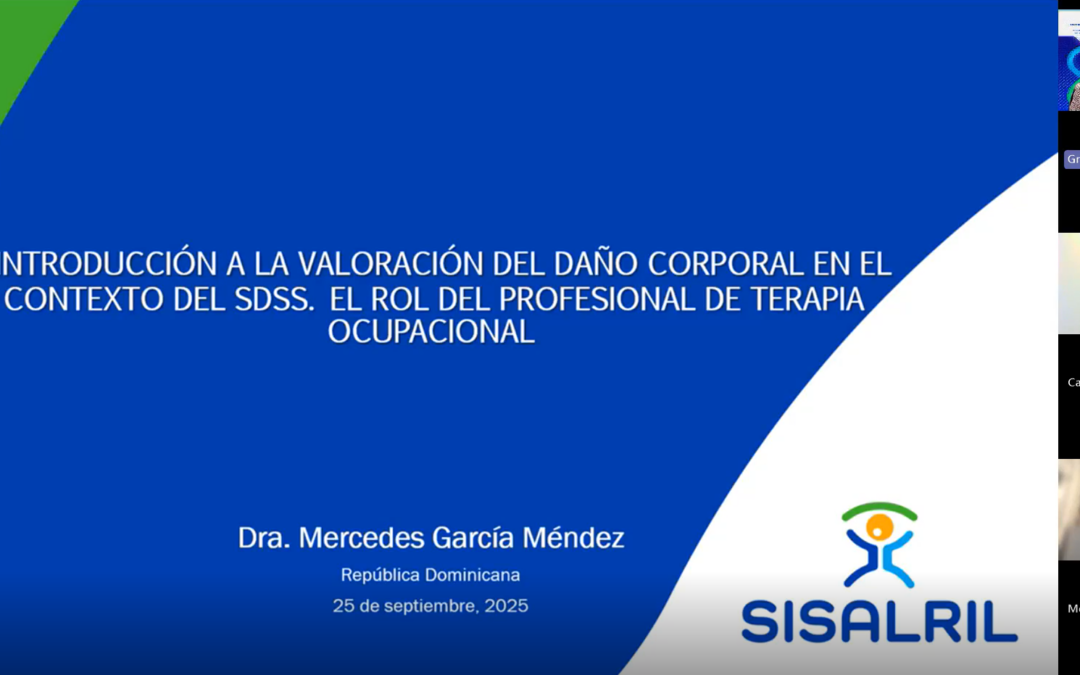 SISALRIL promueve capacidades técnicas de terapeutas ocupacionales en evaluación del daño corporal